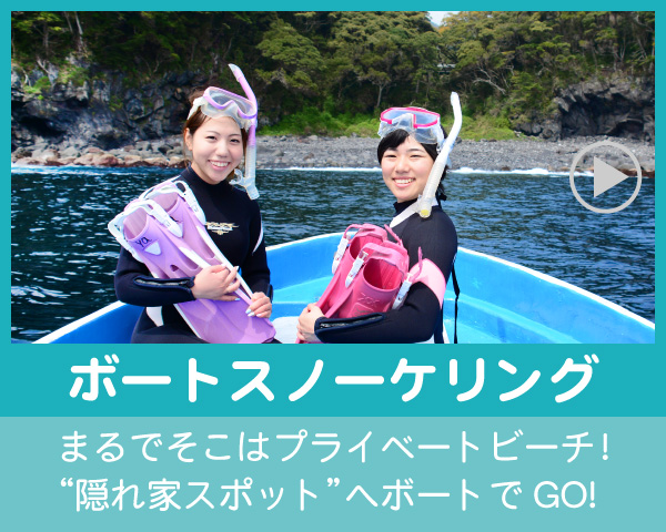 八幡野ボートシュノーケリング